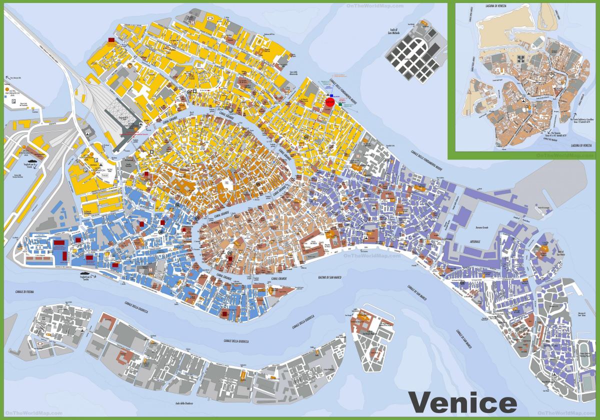карта города Венеция